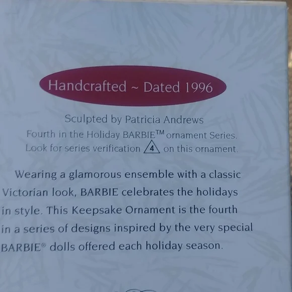 Vintage Holiday Barbie collectors Series 1-4 - Picture 9 of 10